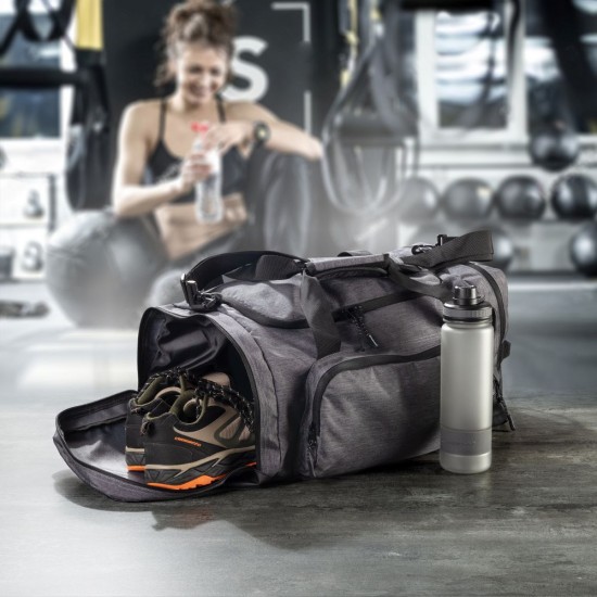 Дорожня сумка 2в1 Schwarzwolf Ararat сірий - F3409500AJ3