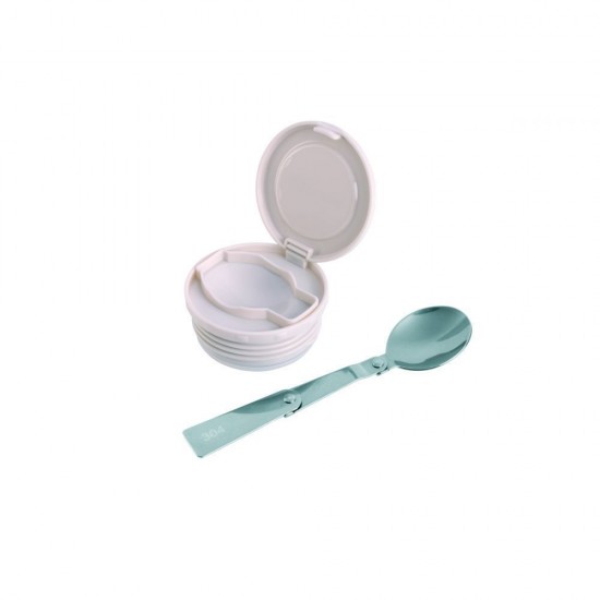 Термос для їжі 550 мл сталевий Schwarzwolf Cibus, вакуумний чорний - F4912200AJ3