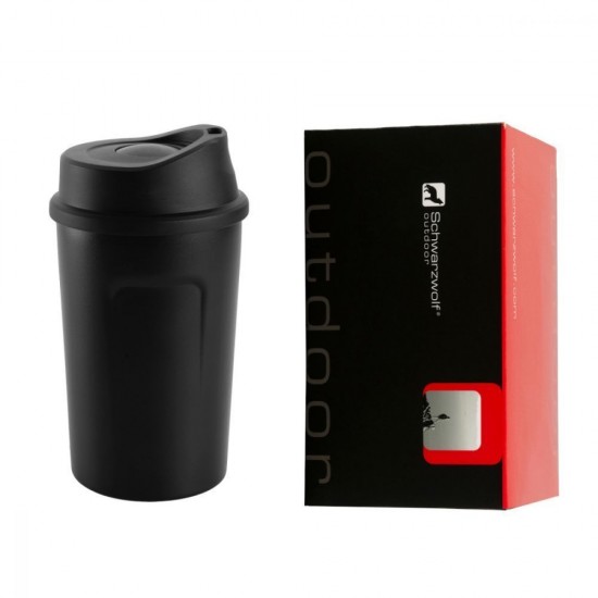 Термокружка 360 мл сталева Schwarzwolf Liard чорний - F5100101AJ3