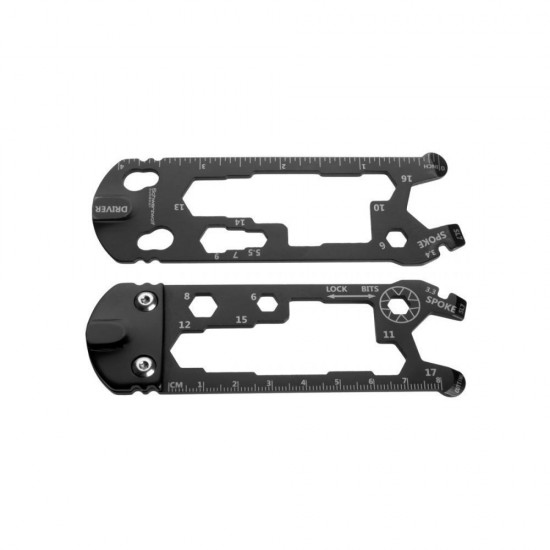 Мультитул 7в1 Schwarzwolf Inari, 115 мм чорний - F5202000AJ3