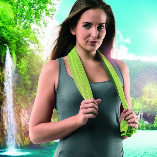 Рушник з мікрофібри Schwarzwolf Lanao 100х30 см в чохлі зелений - F5300402AJ3