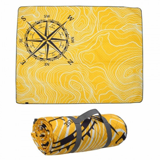 Плед для пікніка Schwarzwolf Alvernia 140х170 см жовтий - F5600500AJ3