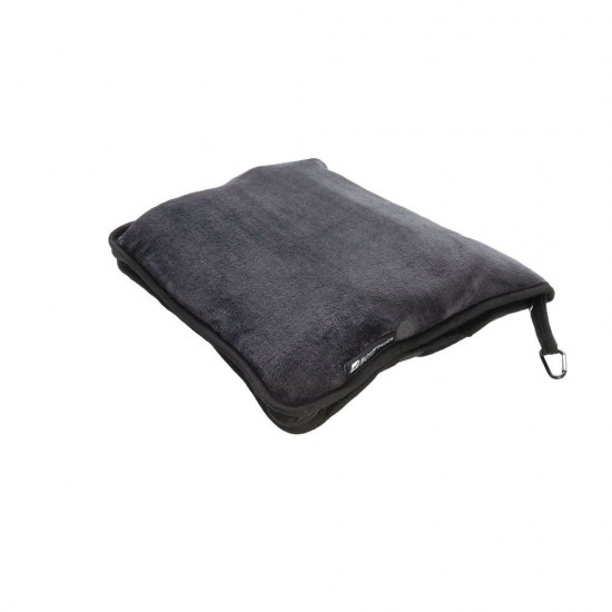 Плед-подушка флісовий Schwarzwolf Amiata 125х170 см темно-сірий - F5600600AJ3