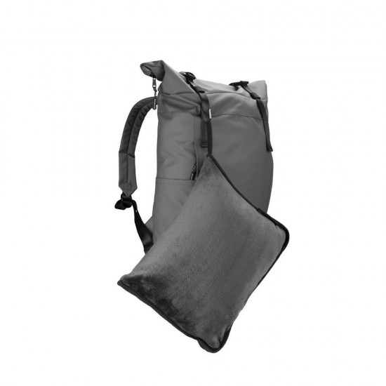 Плед-подушка флісовий Schwarzwolf Amiata 125х170 см темно-сірий - F5600600AJ3