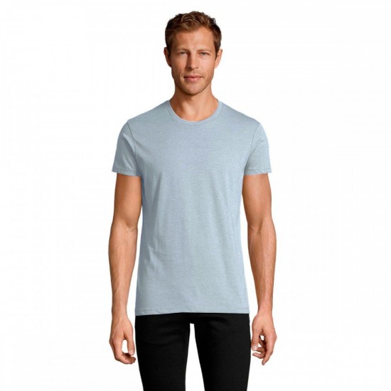 Футболка SOL'S Regent Fit небесно-блакитний меланж - 00553258XL