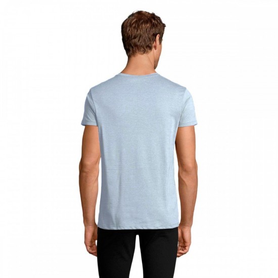Футболка SOL'S Regent Fit небесно-блакитний меланж - 00553258XL