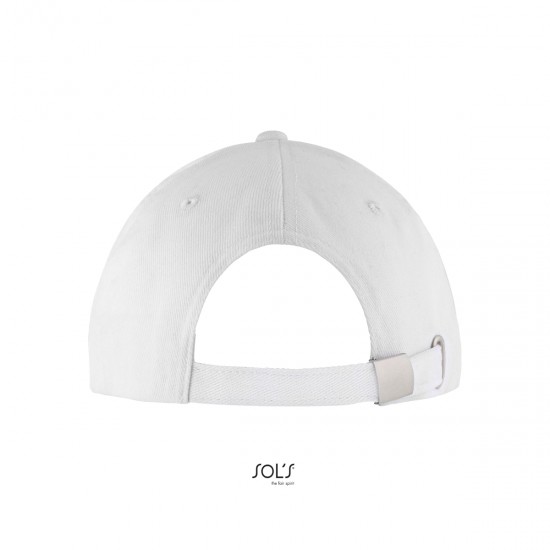 Кепка SOL'S Long Beach білий/насичений темно-синій - 00594989TUN