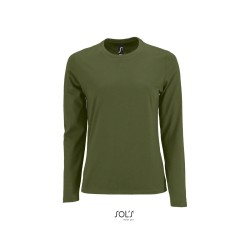 Лонгслів жіночий SOL'S Imperial LSL темний хакі - 02075289L