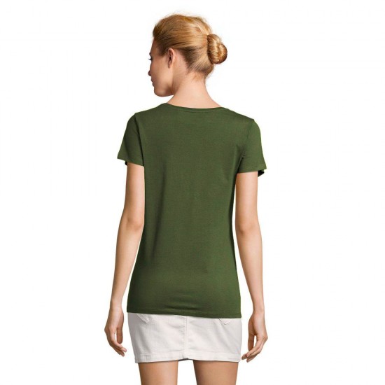 Футболка жіноча SOL'S Martin темний хакі - 02856289M