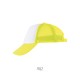 Кепка дитяча SOL'S Bubble білий/неоново-жовтий - 03091514TUN Кепка дитяча SOL'S Bubble білий/неоново-жовтий - 03091514TUN