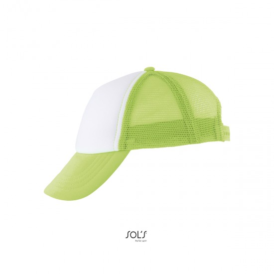 Кепка дитяча SOL'S Bubble білий/неоново-зелений - 03091516TUN