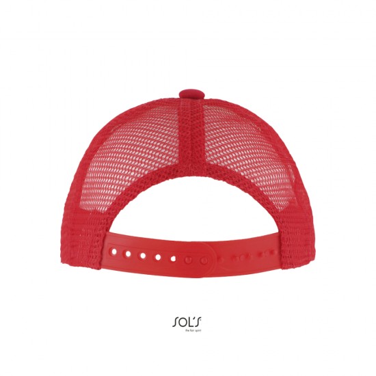 Кепка дитяча SOL'S Bubble білий/червоний - 03091987TUN