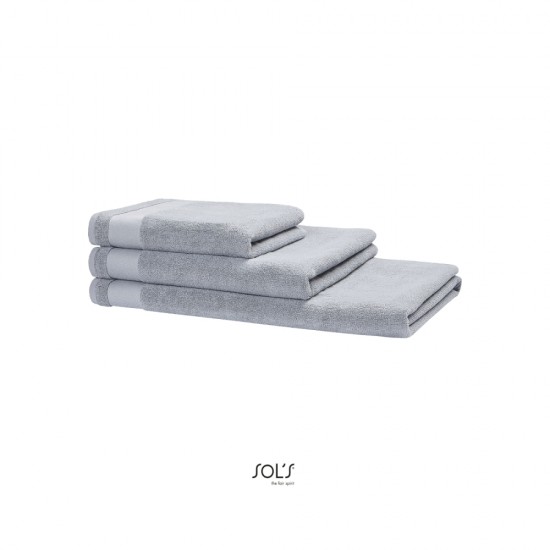 Рушник махровий SOL'S Peninsula 70х140 см сірий - 03096342TUN