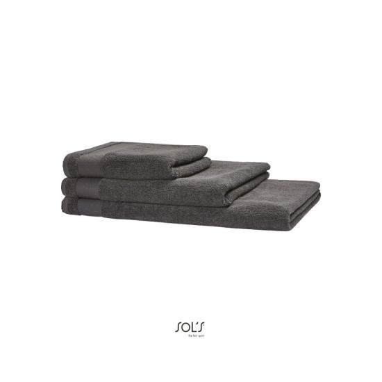 Рушник махровий SOL'S Peninsula 70х140 см темно-сірий - 03096384TUN