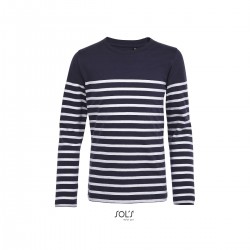 Лонгслів дитячий SOL'S Matelot LSL кобальт/білий - 0310191206A