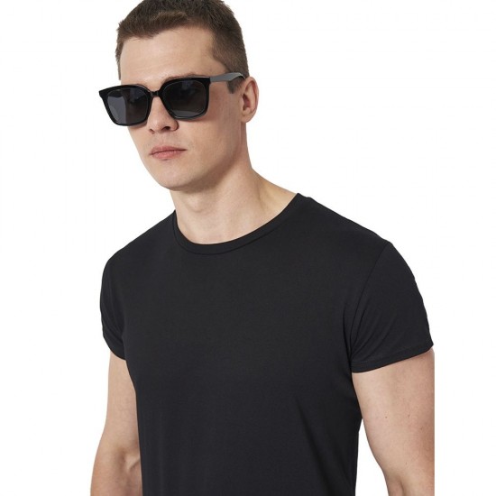 Футболка чоловіча SOL'S Crusader насичений чорний - 03582309M