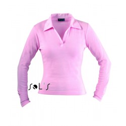Лонгслів поло жіночий SOL'S Pulp рожева орхідея - 11322136L Лонгслів поло жіночий SOL'S Pulp рожева орхідея - 11322136L
