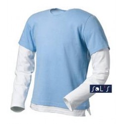 Лонгслів SOL'S Mix блакитний - 11480220M Лонгслів SOL'S Mix блакитний - 11480220M