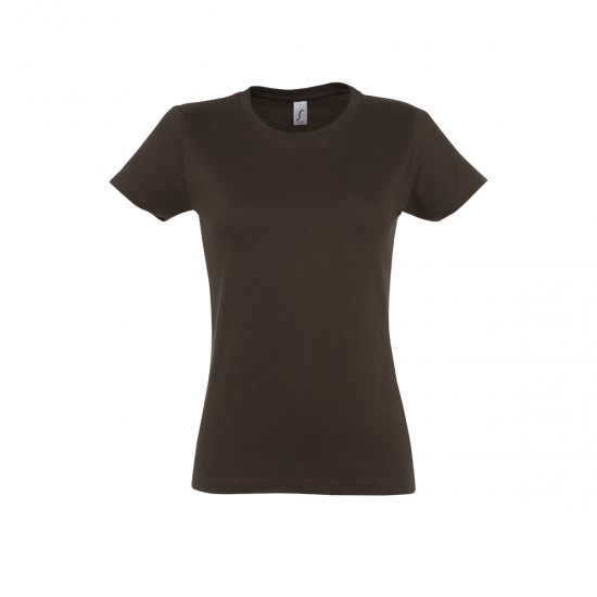 Футболка жіноча SOL'S Imperial шоколадний - 11502398S