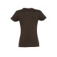 Футболка жіноча SOL'S Imperial шоколадний - 11502398S