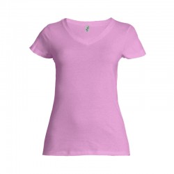 Футболка жіноча SOL'S Lady V рожевий - 11835147S