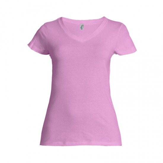 Футболка жіноча SOL'S Lady V рожевий - 11835147S