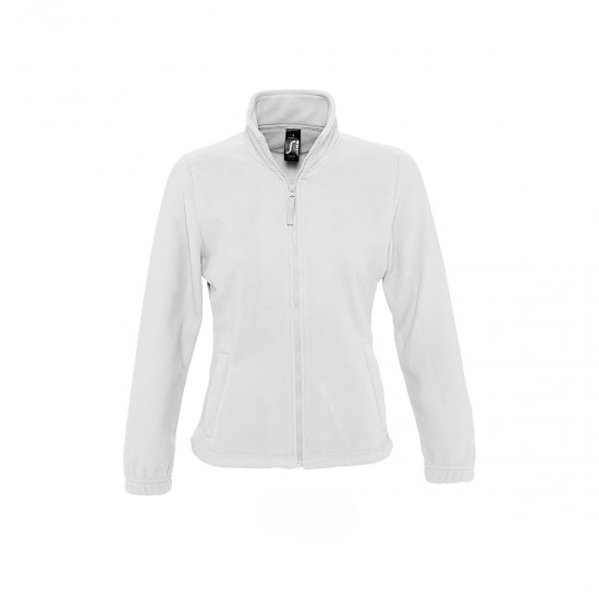 Куртка жіноча з флісу на блискавці SOL'S NORTH WOMEN білий - 54500102L