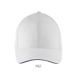 Кепка SOL'S Buffalo білий/насичений темно-синій - 88100989TUN Кепка SOL'S Buffalo білий/насичений темно-синій - 88100989TUN