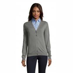 Кардиган на ґудзиках жіночий SOL'S Golden середньо-сірий - 90012340M