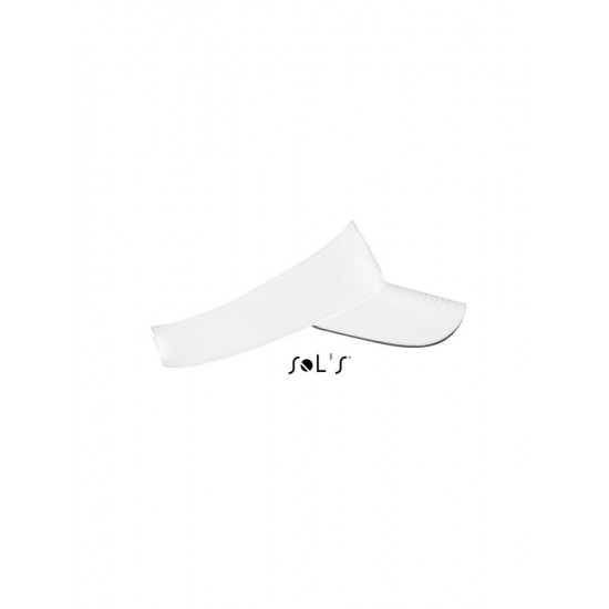 Кепка-козирок SOL'S Ace білий/чорний - 01196906TUN