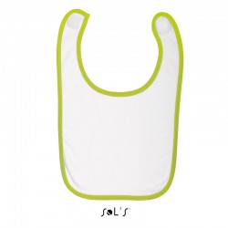 Нагрудник дитячий SOL'S Babib білий/зелене яблуко - 01211897TUN