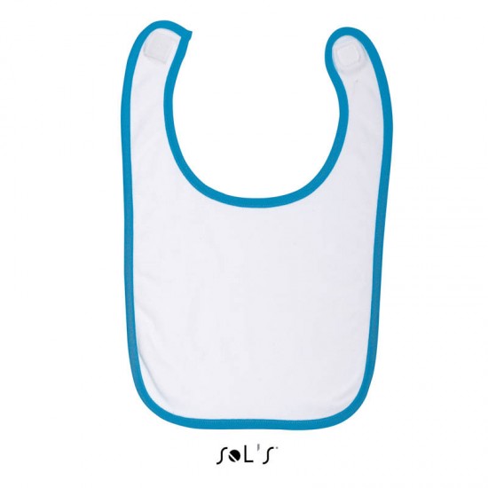 Нагрудник дитячий SOL'S Babib білий/морський - 01211930TUN