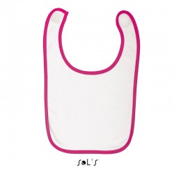 Нагрудник дитячий SOL'S Babib білий/фуксія - 01211899TUN