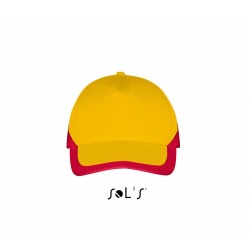 Кепка SOL'S Booster жовтий/червоний - 00595978TUN Кепка SOL'S Booster жовтий/червоний - 00595978TUN