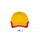 Кепка SOL'S Booster жовтий/червоний - 00595978TUN