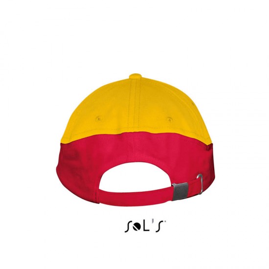 Кепка SOL'S Booster жовтий/червоний - 00595978TUN