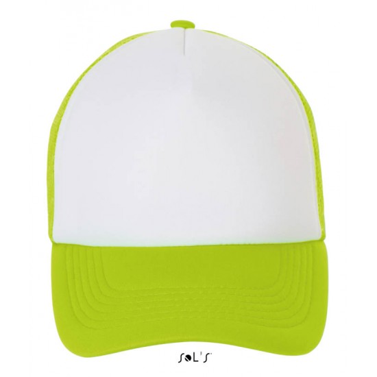 Кепка SOL'S Bubble білий/неоново-зелений - 01668516TUN