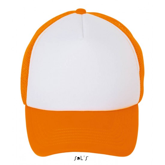 Кепка SOL'S Bubble білий/неоново-помаранчевий - 01668517TUN