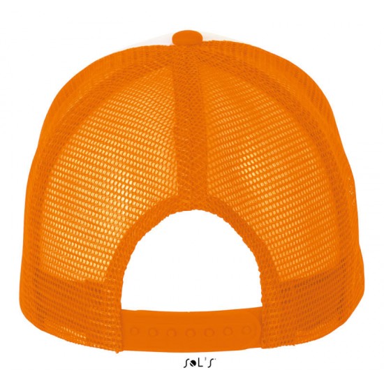 Кепка SOL'S Bubble білий/неоново-помаранчевий - 01668517TUN
