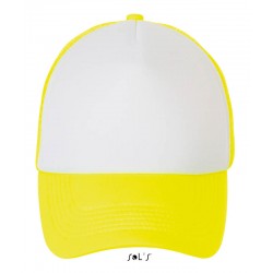 Кепка SOL'S Bubble білий/неоново-жовтий - 01668514TUN