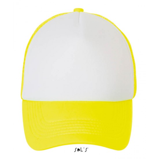 Кепка SOL'S Bubble білий/неоново-жовтий - 01668514TUN