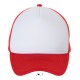 Кепка SOL'S Bubble білий/червоний - 01668987TUN