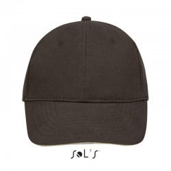Кепка SOL'S Buffalo шоколадний/бежевий - 88100921TUN