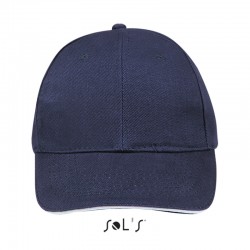 Кепка SOL'S Buffalo кобальт/білий - 88100912TUN