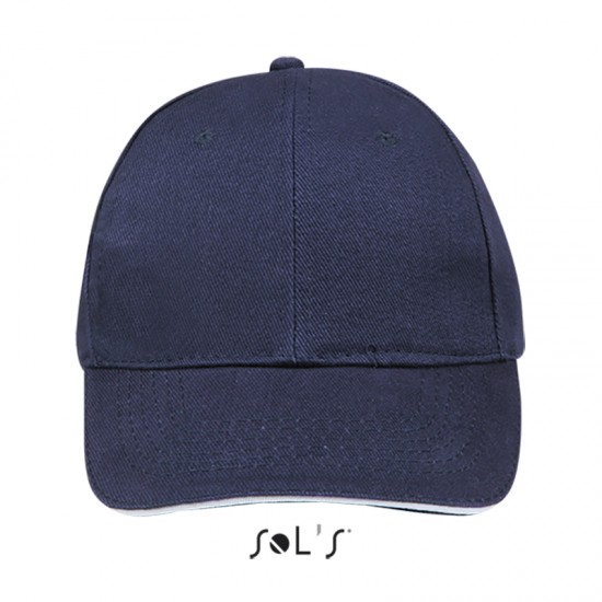 Кепка SOL'S Buffalo кобальт/білий - 88100912TUN Кепка SOL'S Buffalo кобальт/білий - 88100912TUN