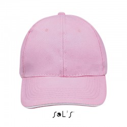 Кепка SOL'S Buffalo рожевий/білий - 88100918TUN Кепка SOL'S Buffalo рожевий/білий - 88100918TUN