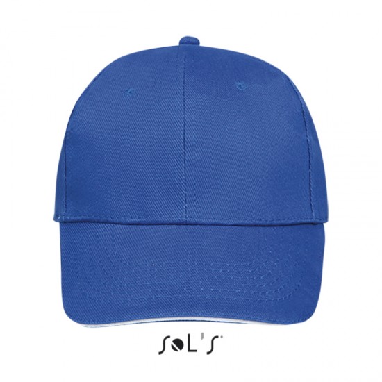 Кепка SOL'S Buffalo синій/білий - 88100913TUN