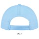 Кепка SOL'S Buzz блакитний - 88119220TUN Кепка SOL'S Buzz блакитний - 88119220TUN
