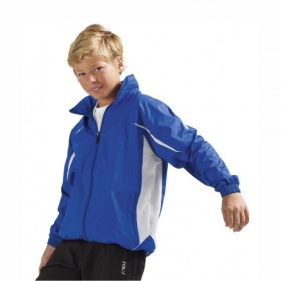 Куртка спортивна дитяча SOL'S Dynamo синій/білий - 9040391314A