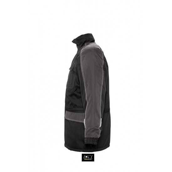 Куртка робоча SOL'S Fusion Pro темно-вугільний/чорний - 80502991L